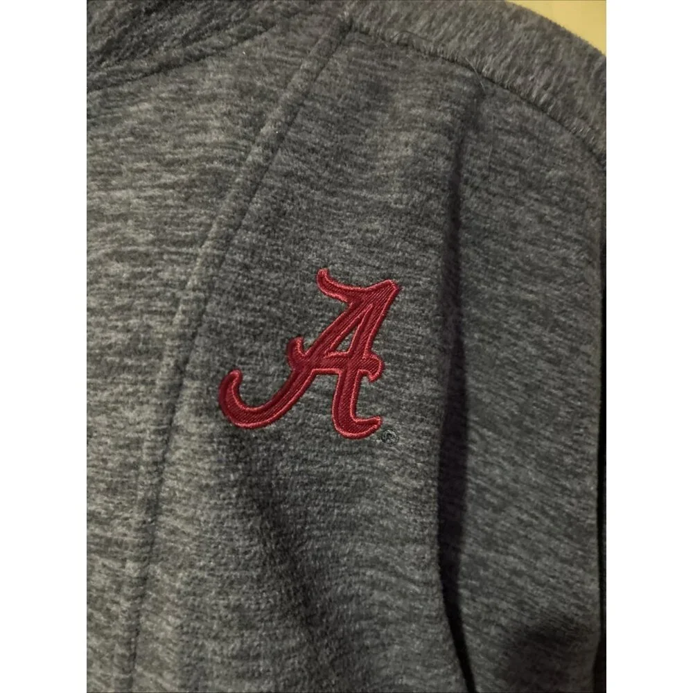 NEW Alabama Crimson Tide 1/2 Snap Fleece Pullover Jacket Women's Colosseum M - Picture 5 of 11